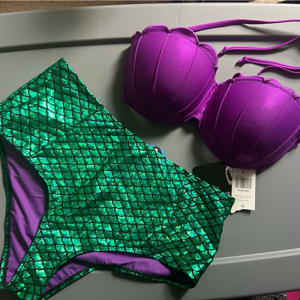 NWT Adult little mermaid bikini